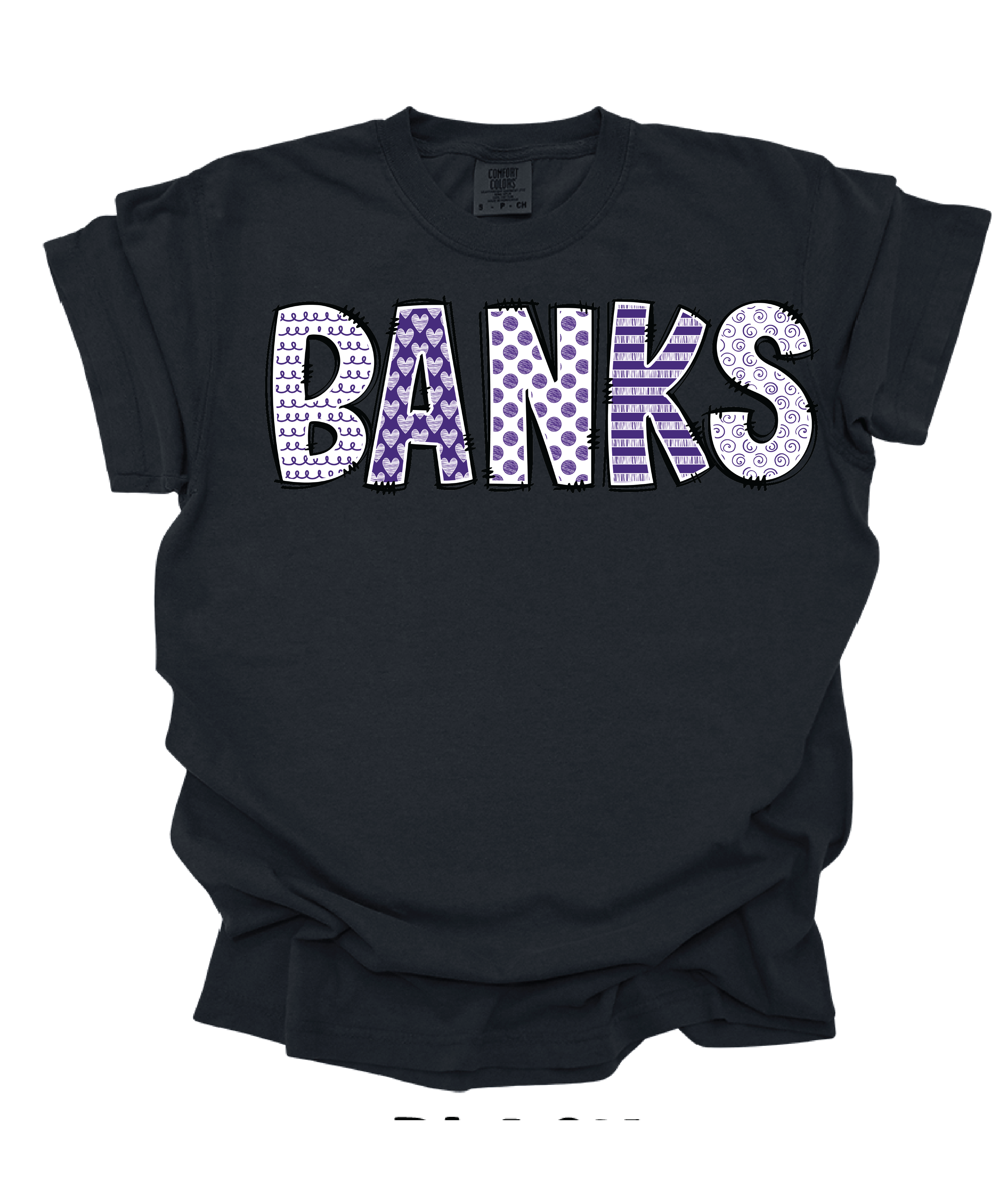 Banks Doodle Letter