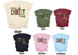 Merry CHRISTmas Design Long Sleeve Option