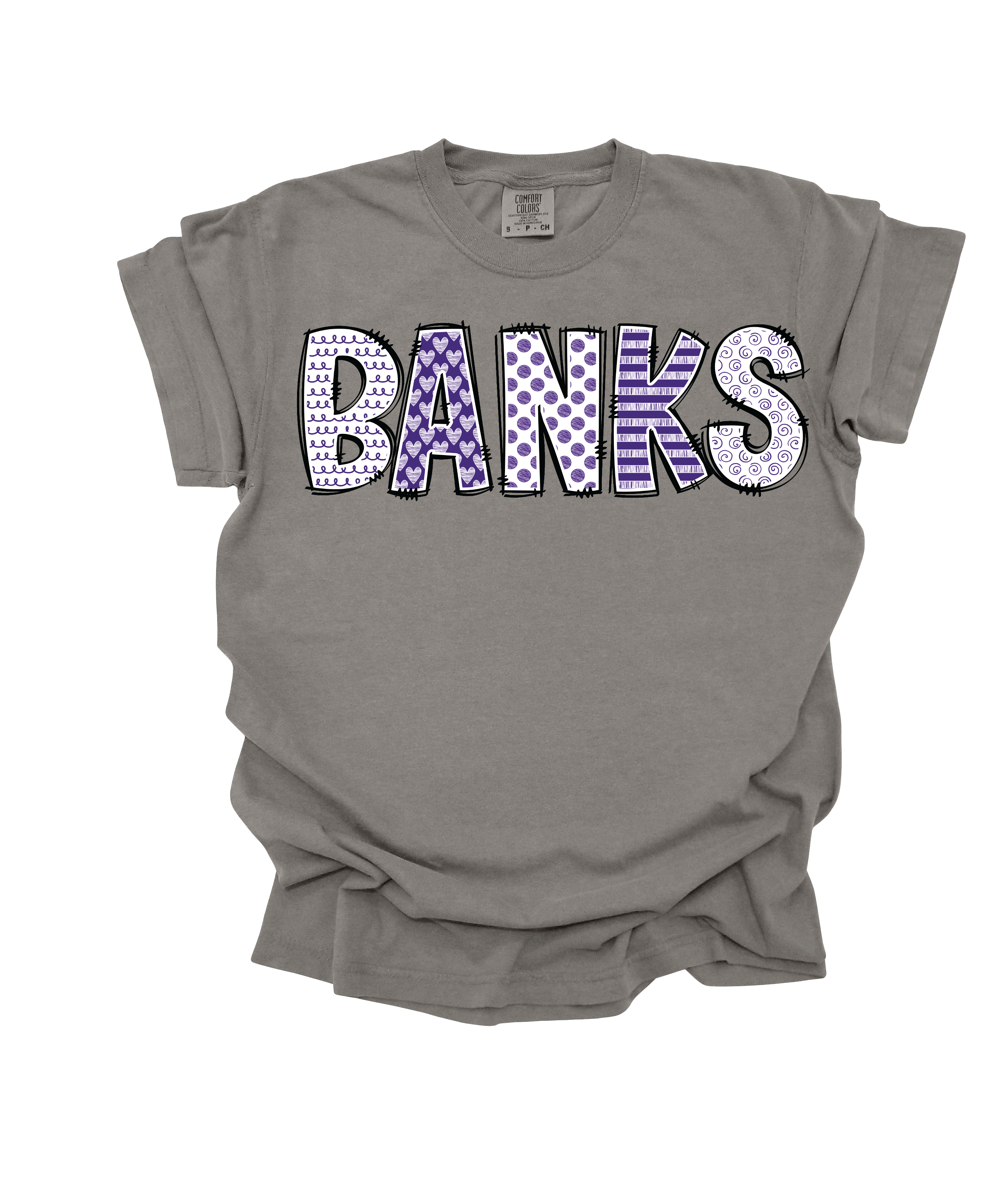 Banks Doodle Letter