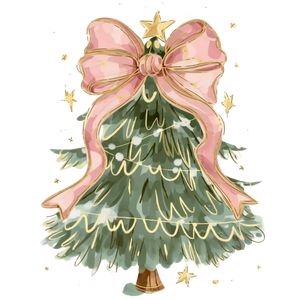 Christmas Tree Bow(Short Sleeve and Sweatshirt Option)