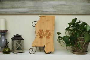 Custom Mississippi-Shaped Bamboo Board