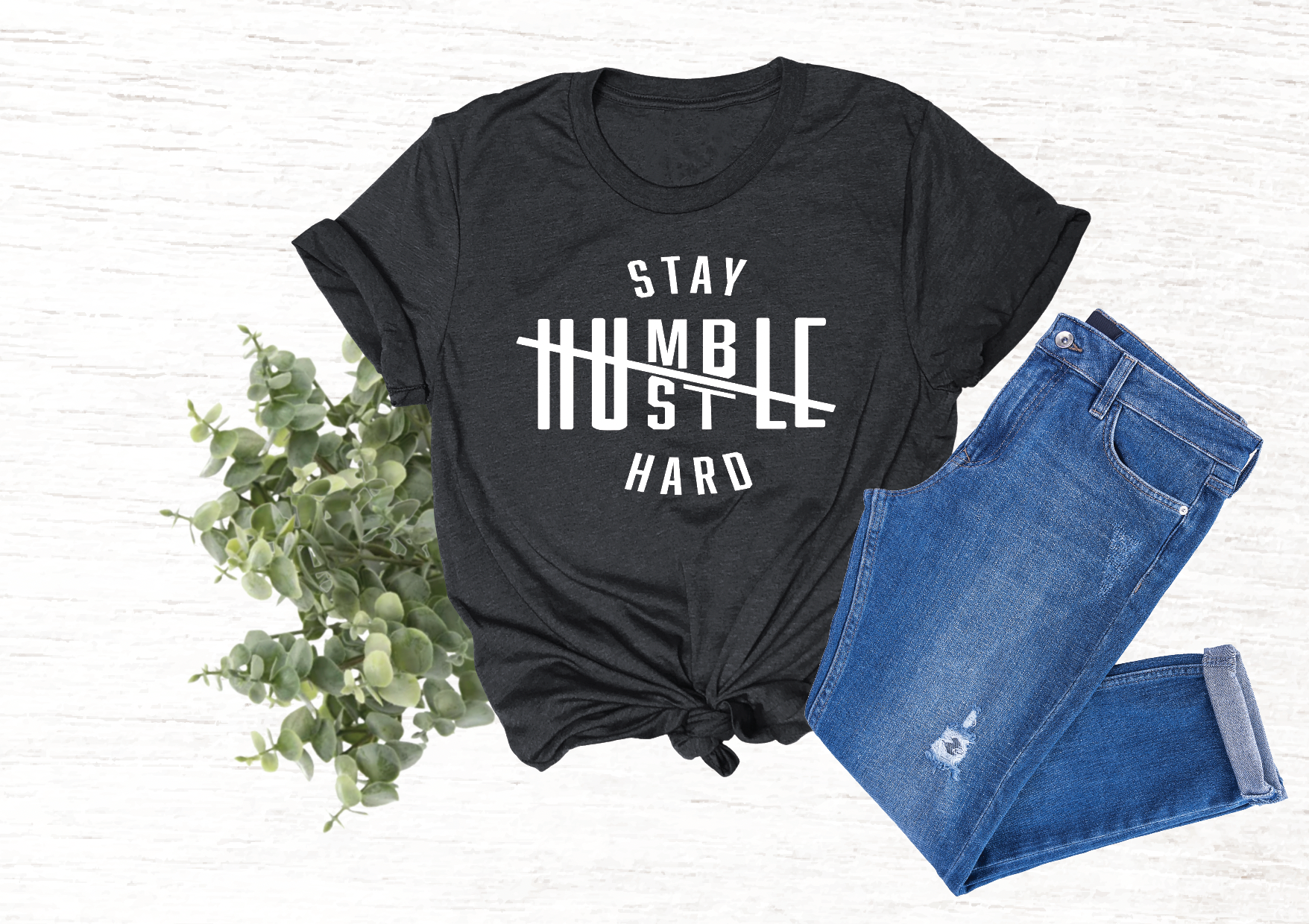 Hustle hard top t shirt